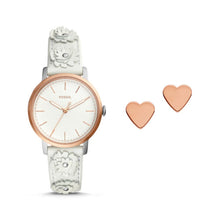 Cargar imagen en el visor de la galería, RELOJ CLÁSICO PARA MUJER FOSSIL ES4383SET - BLANCO