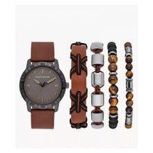 Cargar imagen en el visor de la galería, RELOJ PARA HOMBRE SKECHERS MEN'S STACKABLE SET SR9090 - MARRÓN