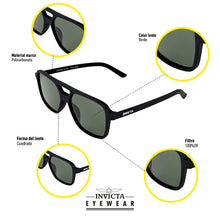 Cargar imagen en el visor de la galería, GAFAS DE SOL INVICTA I16009-S1R-01-G15 UNISEX