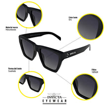 Cargar imagen en el visor de la galería, GAFAS DE SOL INVICTA I31944-WIL-01-G03 UNISEX