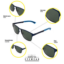 Cargar imagen en el visor de la galería, GAFAS DE SOL INVICTA I22970-AVI-02-P02 UNISEX