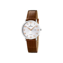 Cargar imagen en el visor de la galería, RELOJ CLÁSICO PARA MUJER FESTINA CLASSIC LEATHER F16477/2 - MARRÓN