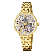 Cargar imagen en el visor de la galería, RELOJ PARA MUJER FESTINA SKELETON AUTOMATIC F20617/1 - DORADO