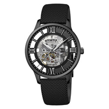 Cargar imagen en el visor de la galería, RELOJ CLÁSICO PARA HOMBRE FESTINA SKELETON F20621/1 - NEGRO
