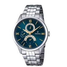 Cargar imagen en el visor de la galería, RELOJ PARA HOMBRE FESTINA AZUL F16822/A - PLATEADO