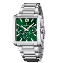 Cargar imagen en el visor de la galería, RELOJ PARA HOMBRE FESTINA VERDE F20635/3 - PLATEADO