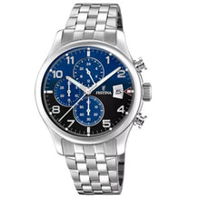 Cargar imagen en el visor de la galería, RELOJ PARA HOMBRE FESTINA AZUL F20374/7 - PLATEADO