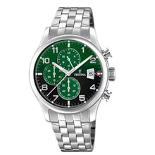 Cargar imagen en el visor de la galería, RELOJ PARA HOMBRE FESTINA VERDE F20374/7 - PLATEADO