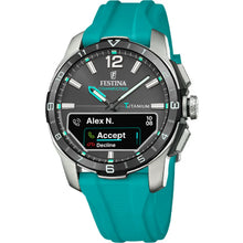 Cargar imagen en el visor de la galería, RELOJ PARA HOMBRE FESTINA NEGRO F23000/5 - TURQUESA
