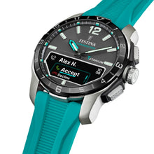 Cargar imagen en el visor de la galería, RELOJ PARA HOMBRE FESTINA NEGRO F23000/5 - TURQUESA
