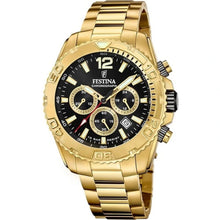 Cargar imagen en el visor de la galería, RELOJ PARA HOMBRE FESTINA NEGRO F20684/4 - DORADO