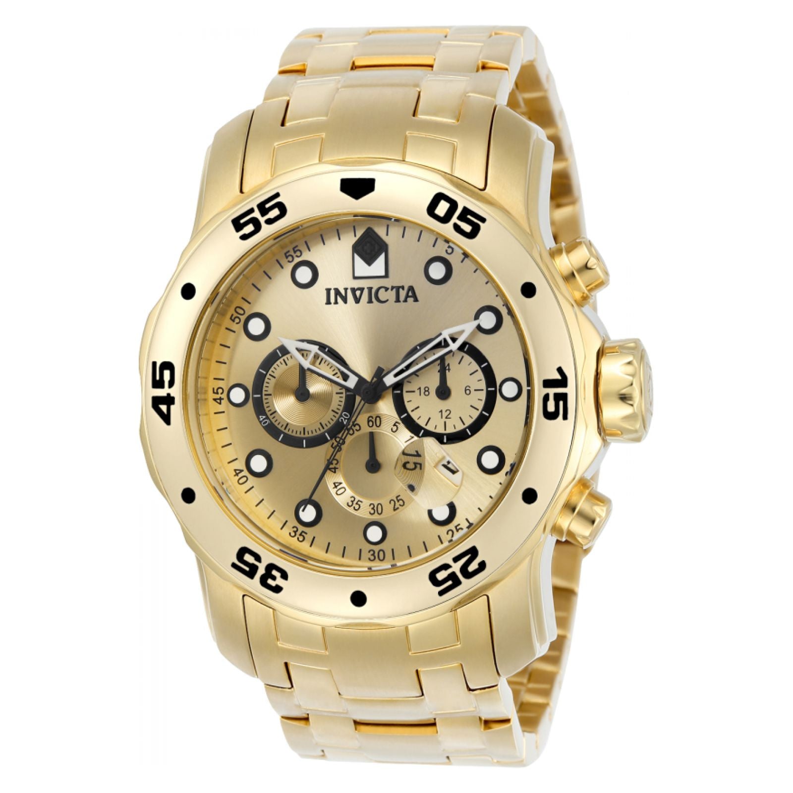 RELOJ PARA HOMBRE INVICTA PRO DIVER 0074 DORADO – Kronotime