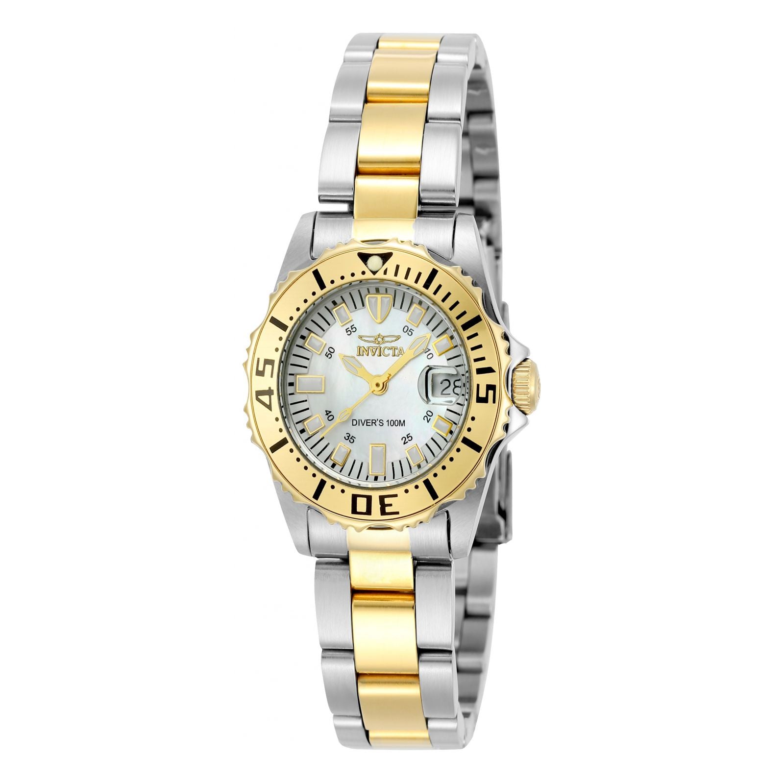 RELOJ PARA MUJER INVICTA PRO DIVER 6895 ORO – Kronotime