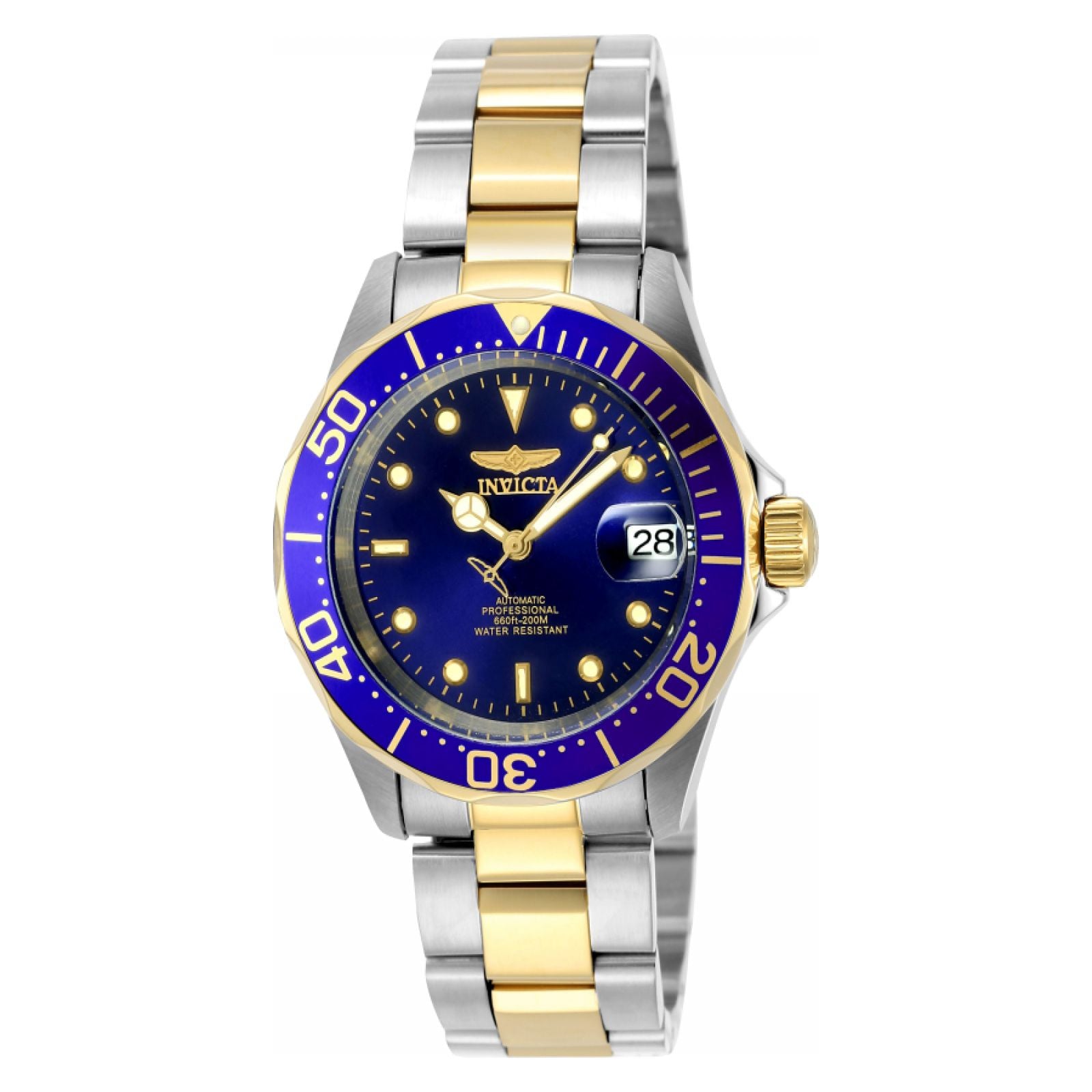 RELOJ PARA HOMBRE INVICTA PRO DIVER 8928 ACERO, ORO – Kronotime