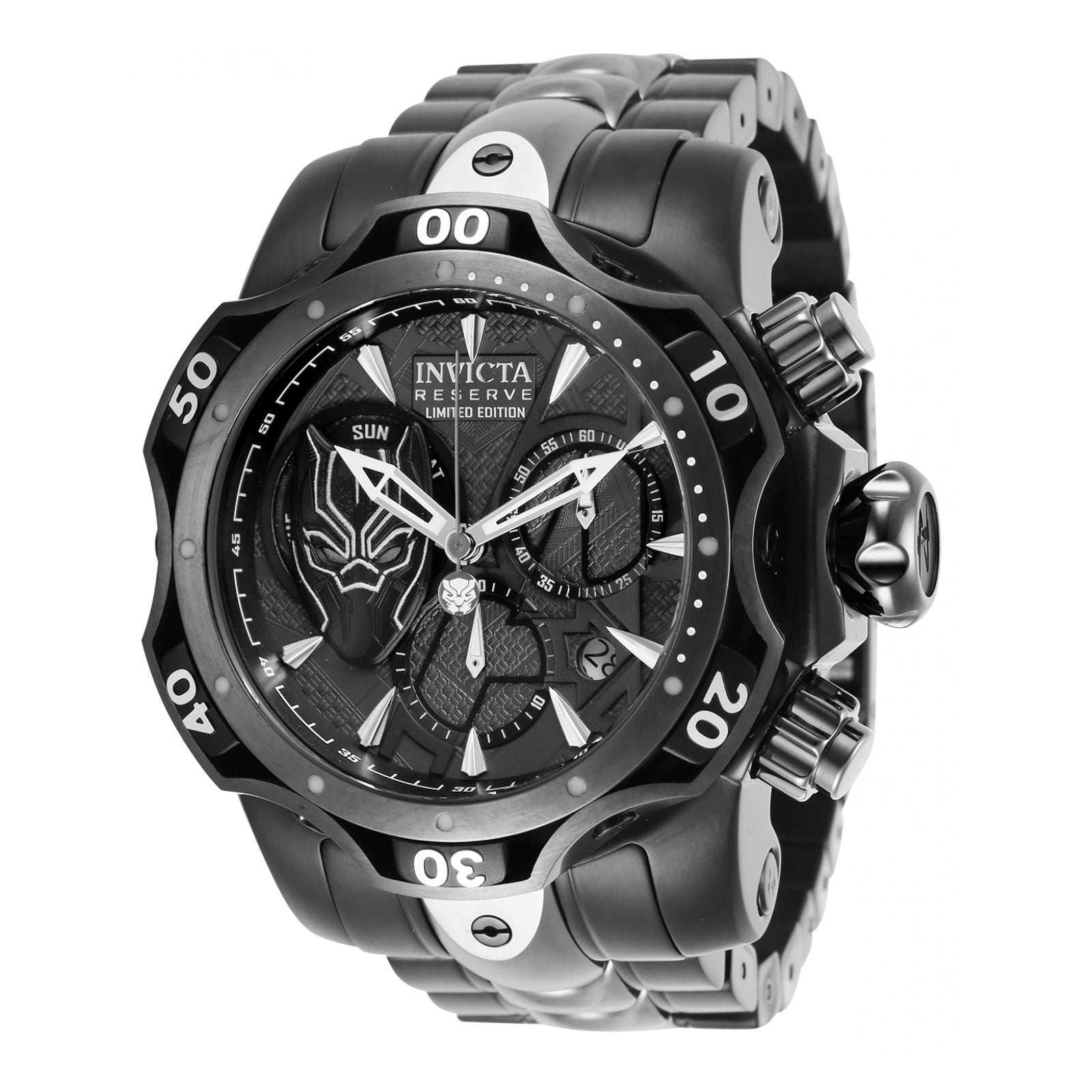 RELOJ PANTERA NEGRA PARA HOMBRE INVICTA MARVEL 27037 NEGRO