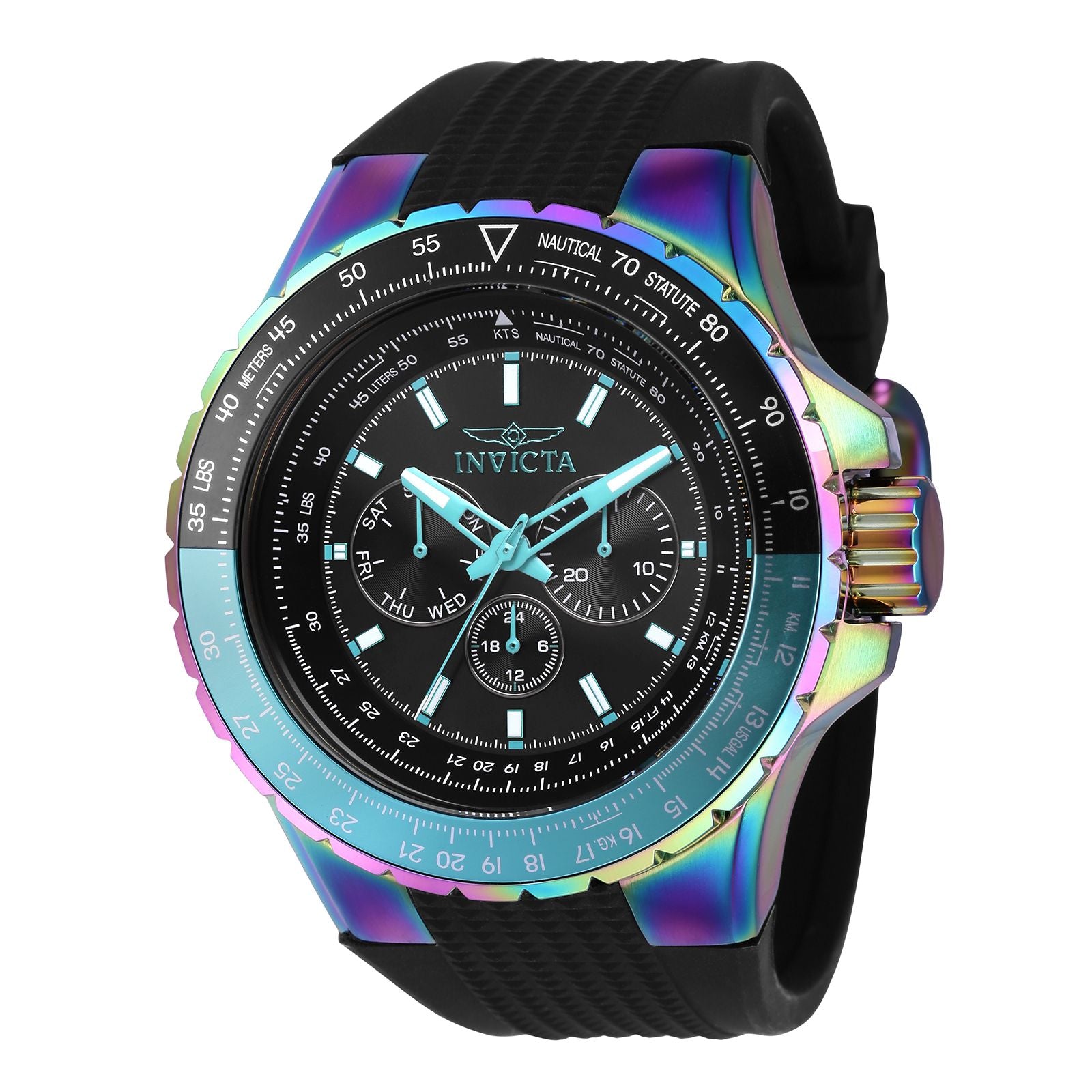 RELOJ DEPORTIVO PARA HOMBRE INVICTA AVIATOR 37033 NEGRO – Kronotime - Main Image