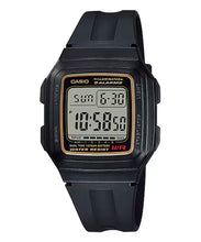 Cargar imagen en el visor de la galería, RELOJ DEPORTIVO PARA HOMBRE CASIO F-201WA-9A - NEGRO