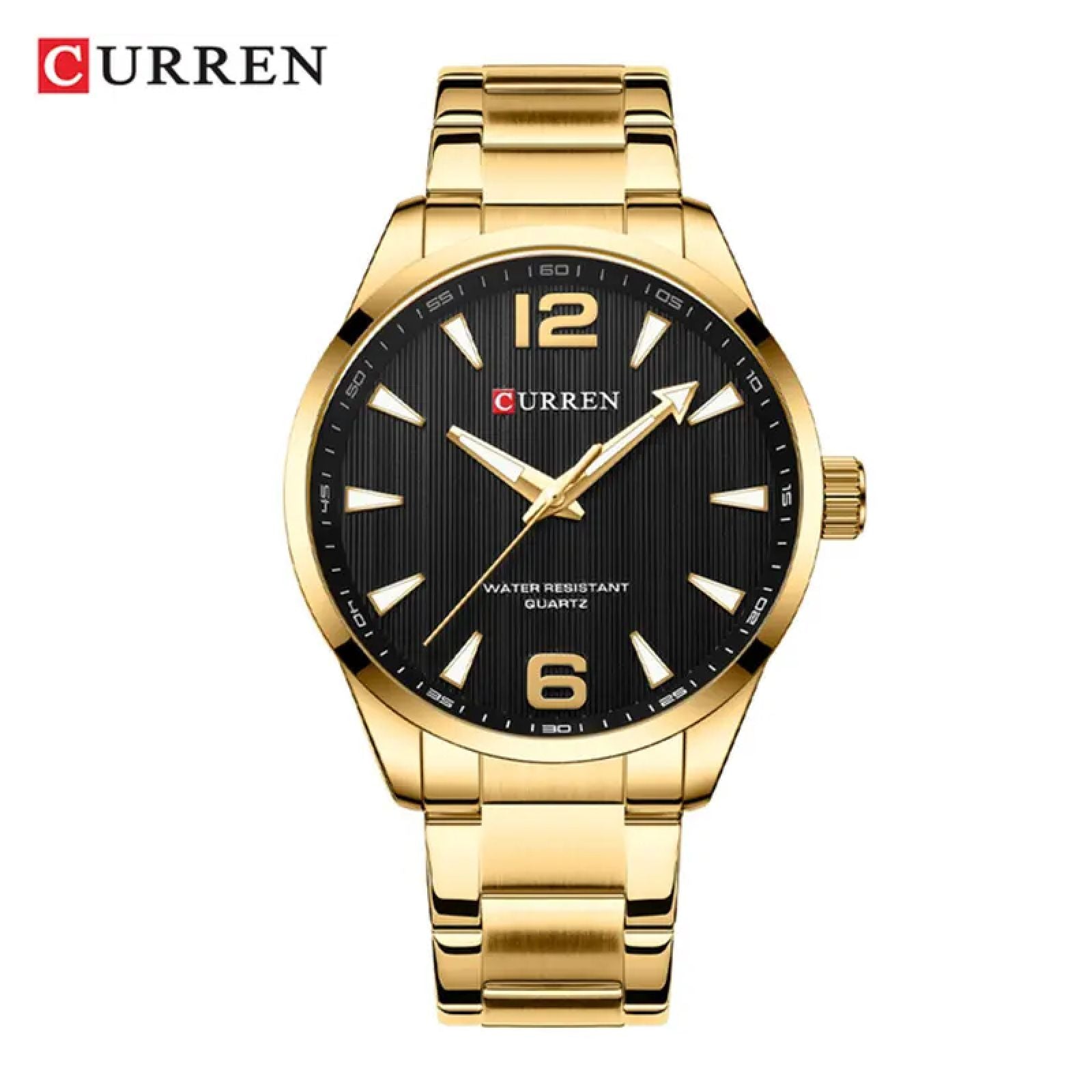 Reloj curren best sale dorado de hombre