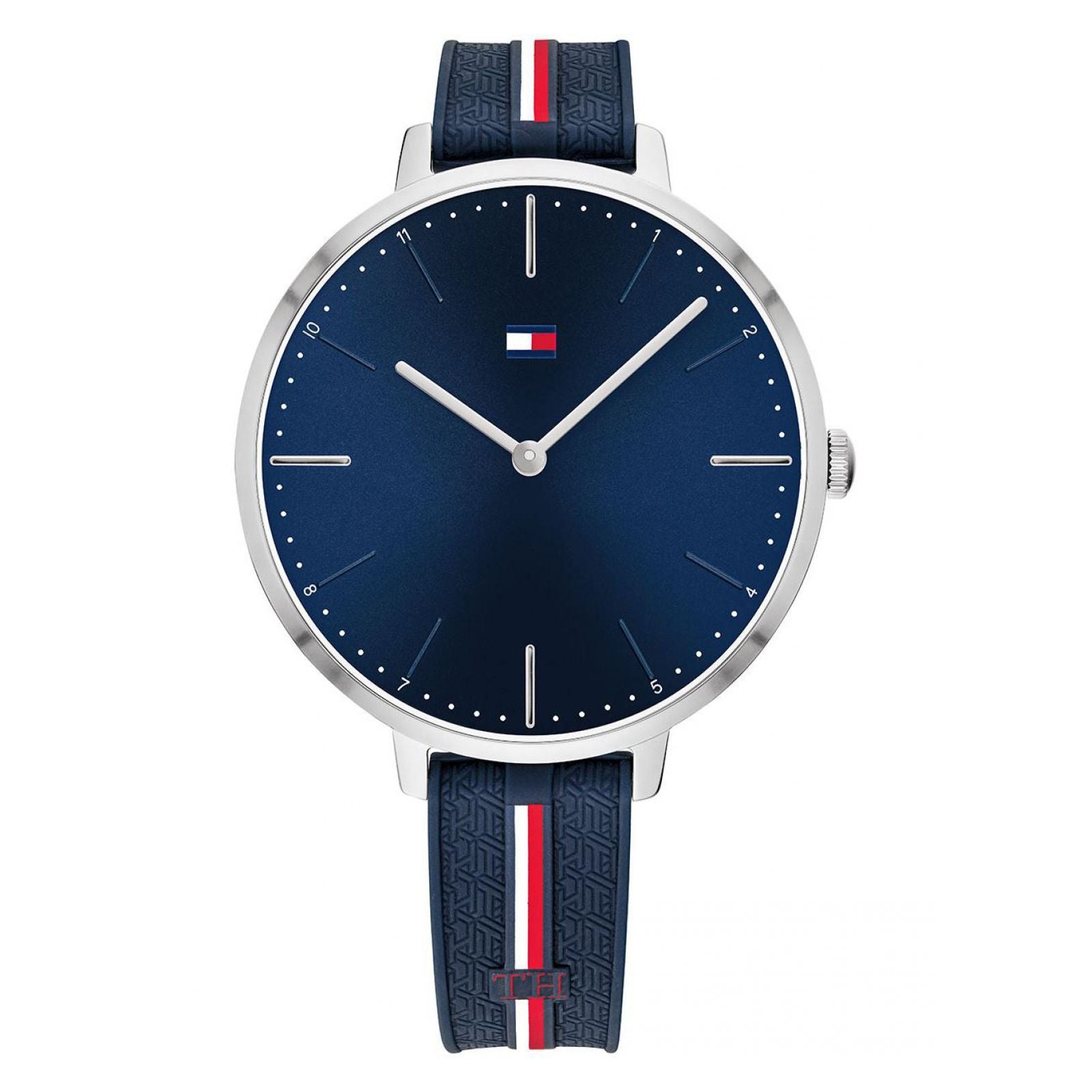 Reloj Tommy Hilfiger 1782154 Azul Mujer Color del bisel Plateado