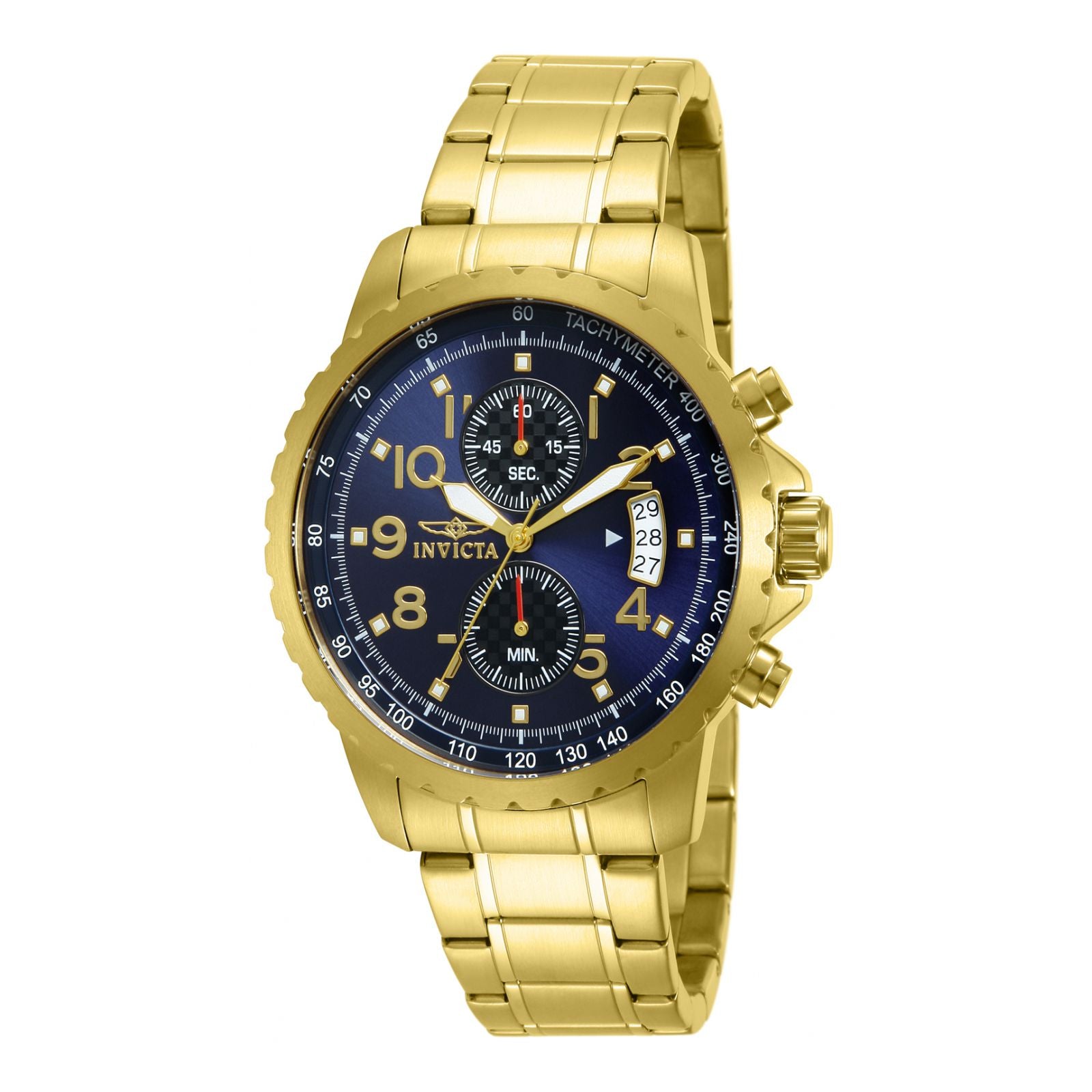 RELOJ CL SICO PARA HOMBRE INVICTA SPECIALTY 13785 ORO Kronotime