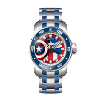 Cargar imagen en el visor de la galería, RELOJ CAPITÁN AMÉRICA PARA HOMBRE INVICTA MARVEL 32413 - AZUL ACERO