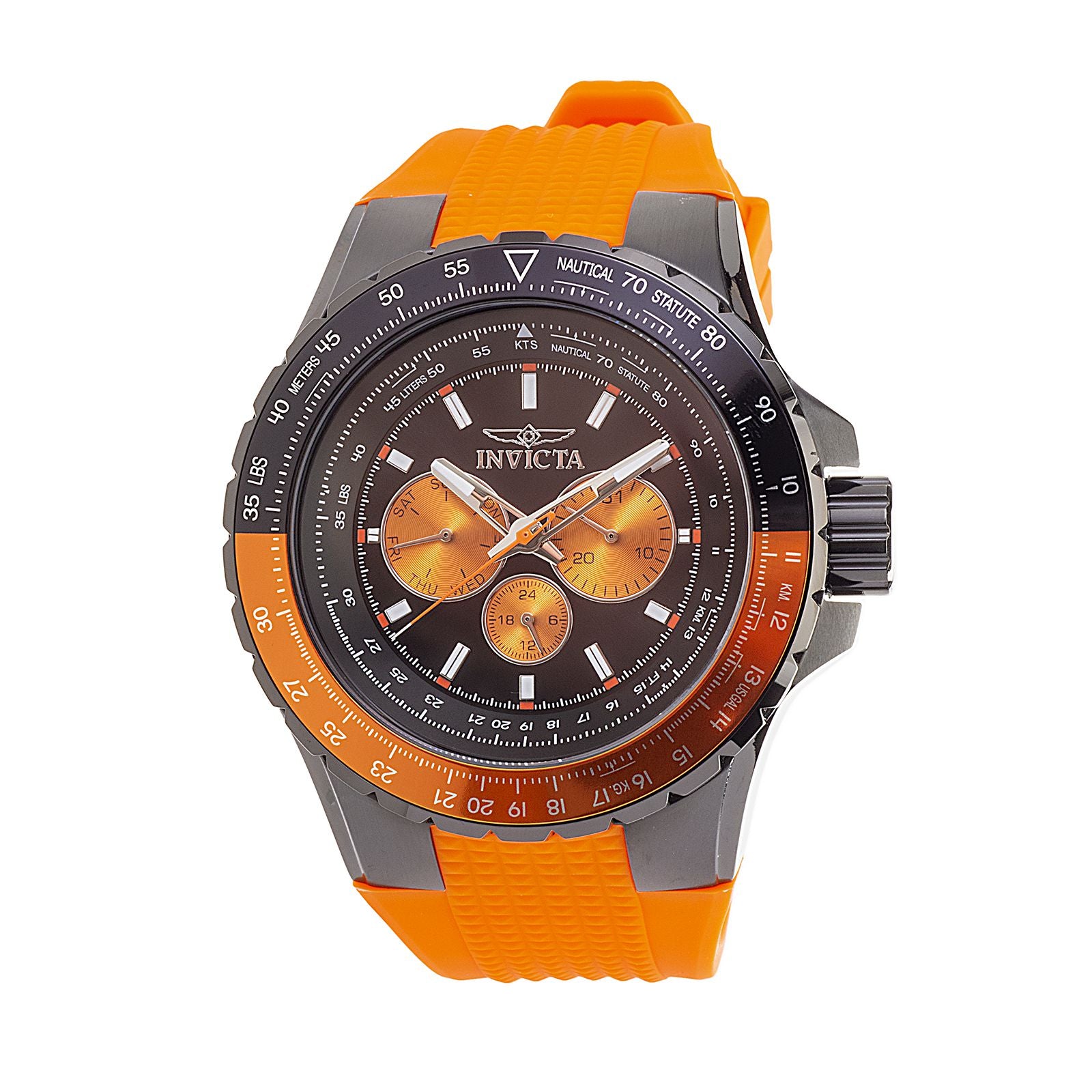 RELOJ DEPORTIVO PARA HOMBRE INVICTA AVIATOR 39306 NARANJA