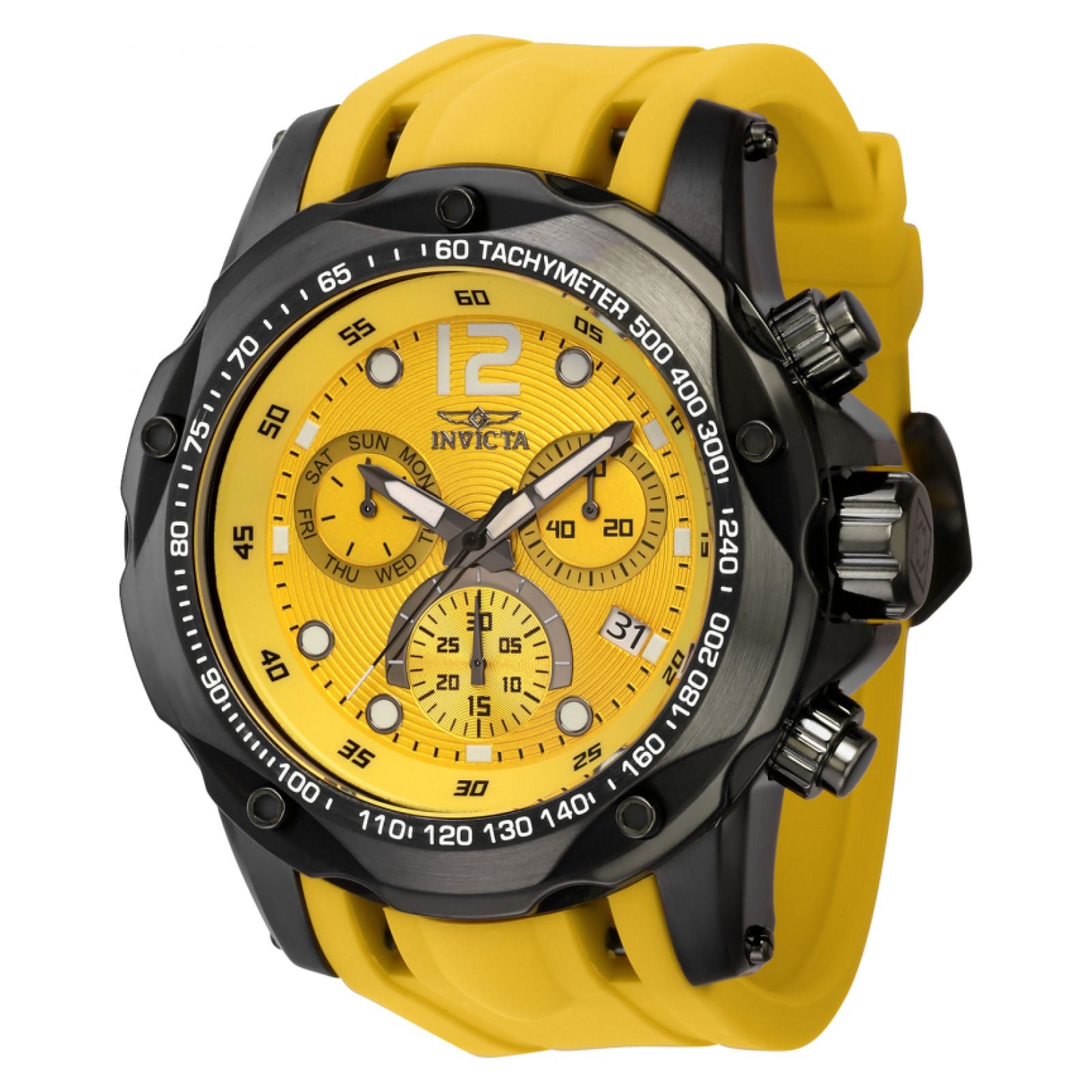 Reloj deportivo fashion amarillo