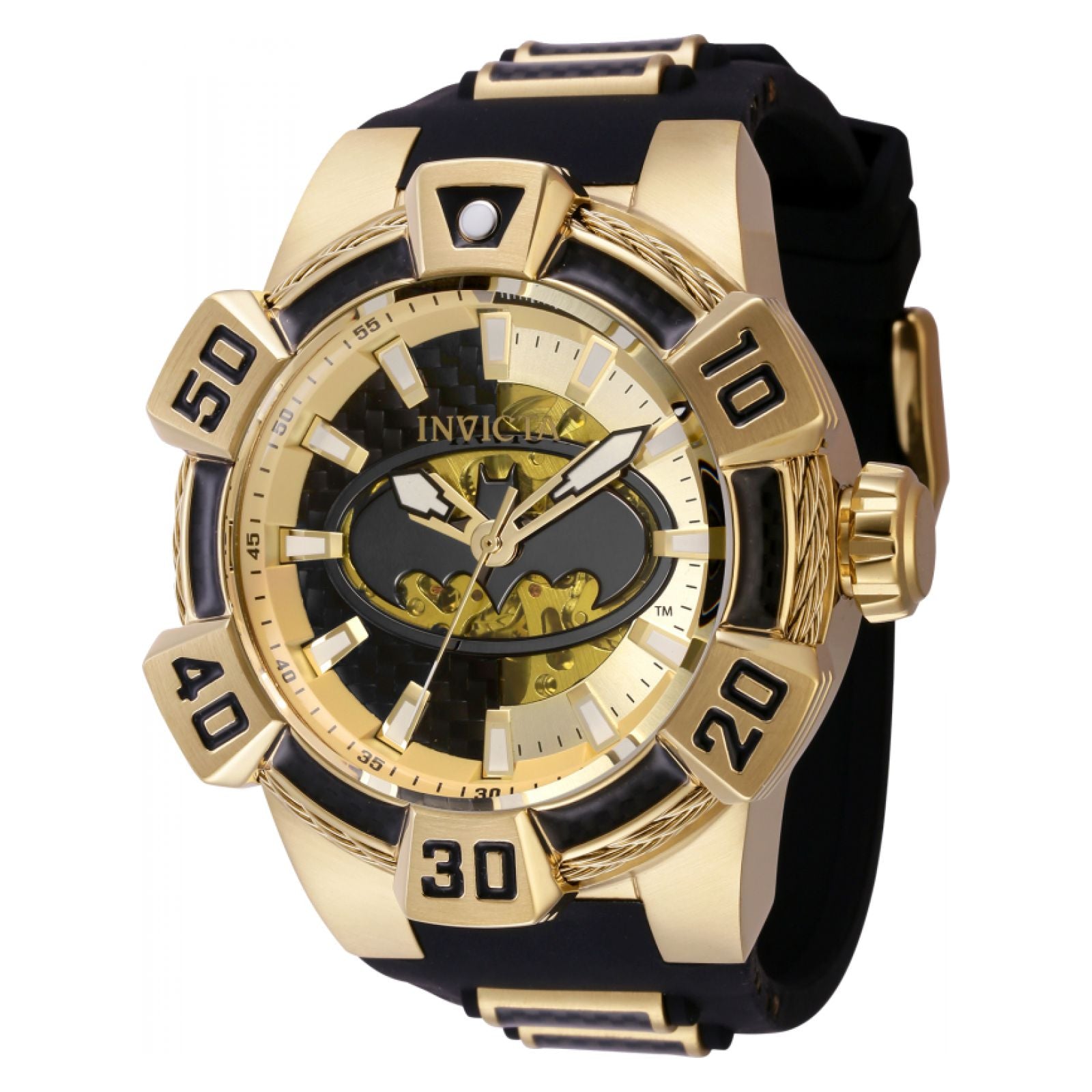 RELOJ BATMAN PARA HOMBRE INVICTA DC COMICS 41070 NEGRO