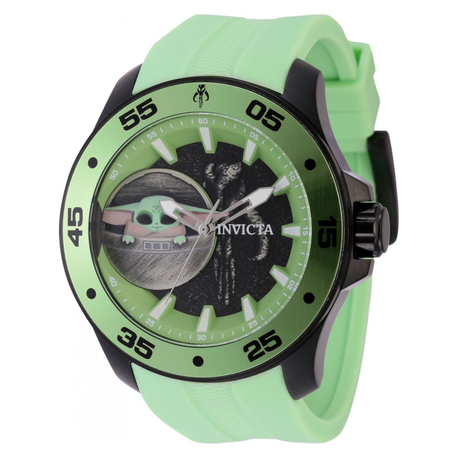 RELOJ EL NINO PARA HOMBRE INVICTA STAR WARS 43076 VERDE