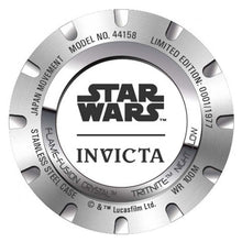 Cargar imagen en el visor de la galería, RELOJ MANDALORIAN PARA HOMBRE INVICTA STAR WARS 44158 - NEGRO
