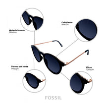 Cargar imagen en el visor de la galería, GAFAS DE SOL MUJER FOSSIL X82510
