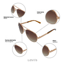 Cargar imagen en el visor de la galería, LENTES DE SOL LEVIS OUTLOOK X13040
