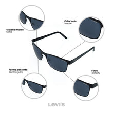 Cargar imagen en el visor de la galería, LENTES DE SOL LEVIS OUTLOOK X14016
