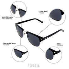 Cargar imagen en el visor de la galería, LENTES FOSSIL OUTLOOK X80079 LENTES
