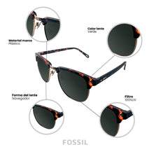 Cargar imagen en el visor de la galería, LENTES DE SOL FOSSIL OUTLOOK X80080
