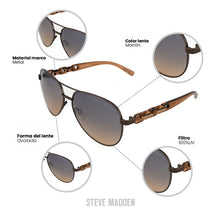 Cargar imagen en el visor de la galería, GAFAS DE SOL STEVE MADDEN OUTLOOK X17001
