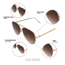 Cargar imagen en el visor de la galería, GAFAS DE SOL STEVE MADDEN OUTLOOK X17094
