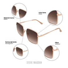 Cargar imagen en el visor de la galería, LENTES DE SOL STEVE MADDEN OUTLOOK X17108
