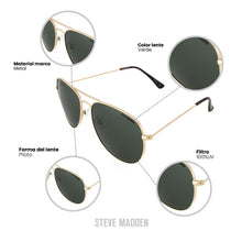 Cargar imagen en el visor de la galería, GAFAS DE SOL STEVE MADDEN OUTLOOK X17119
