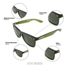 Cargar imagen en el visor de la galería, LENTES DE SOL STEVE MADDEN OUTLOOK X17125
