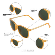 Cargar imagen en el visor de la galería, LENTES DE SOL STEVE MADDEN OUTLOOK X17144
