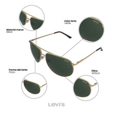 Cargar imagen en el visor de la galería, LENTES DE SOL LEVIS OUTLOOK X13193
