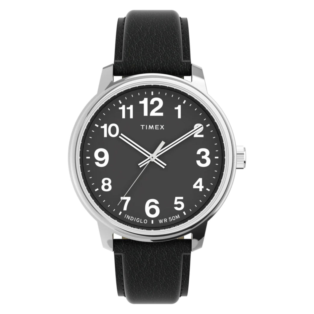 RELOJ CLÁSICO PARA HOMBRE TIMEX EASY READER® BOLD TW2V21400 - NEGRO