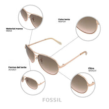 Cargar imagen en el visor de la galería, LENTES DE SOL FOSSIL OUTLOOK 66353602
