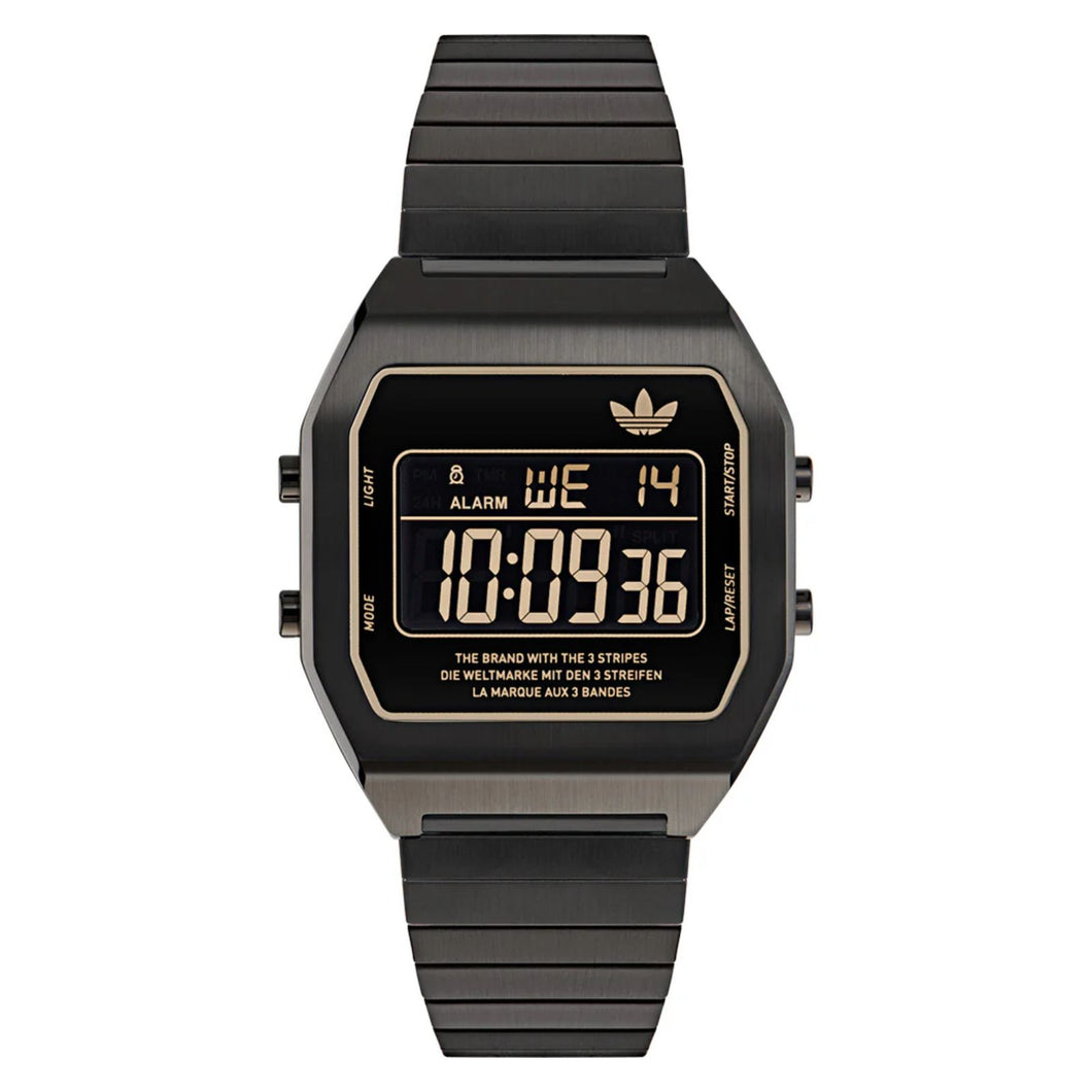 RELOJ  PARA UNISEXO ADIDAS DIGITAL TWO AOST24059 - NEGRO