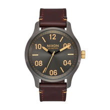 Cargar imagen en el visor de la galería, RELOJ CLÁSICO PARA HOMBRE NIXON PATROL LEATHER A1243-595 - MARRON
