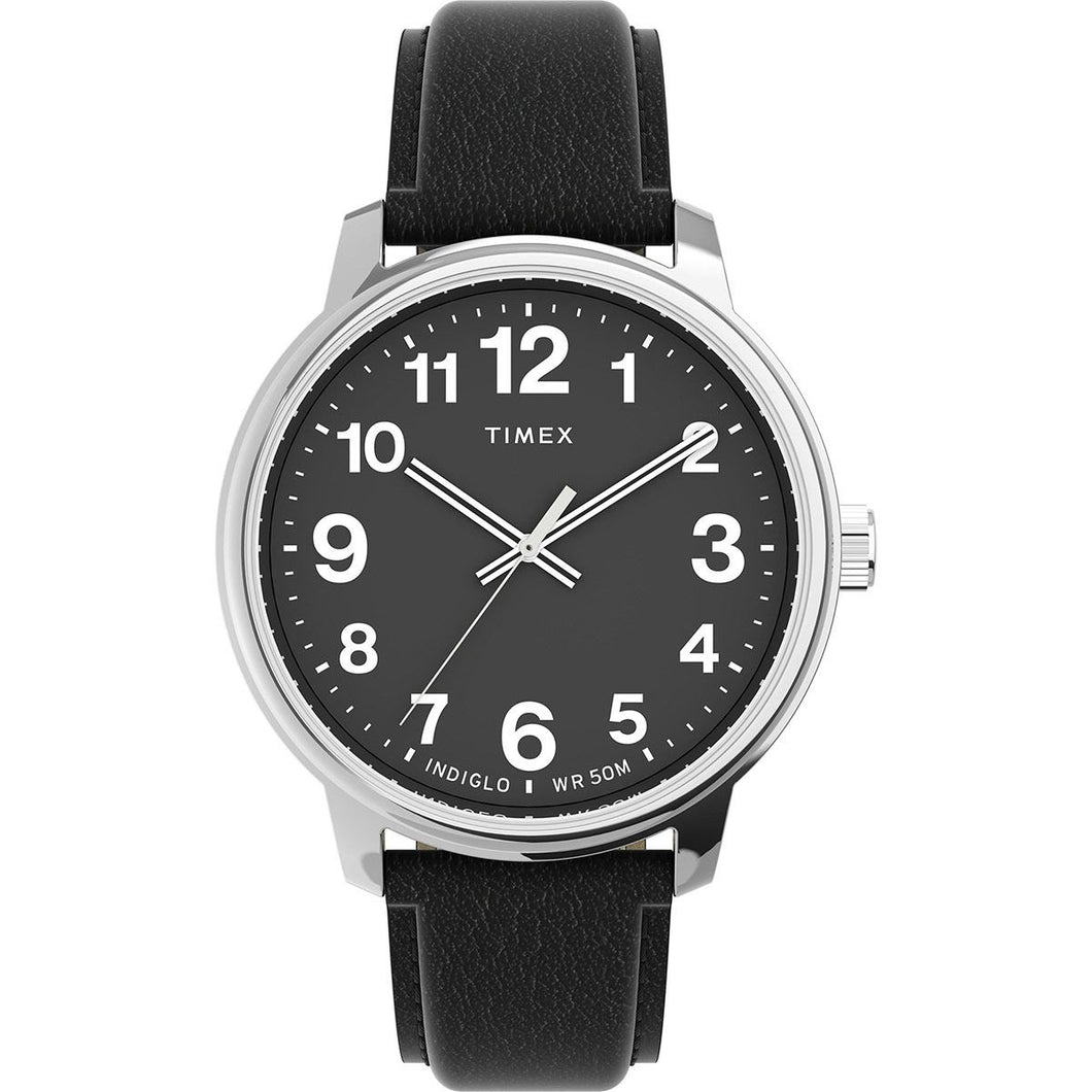 RELOJ CLÁSICO PARA HOMBRE TIMEX EASY READER® BOLD TW2V21400 - NEGRO