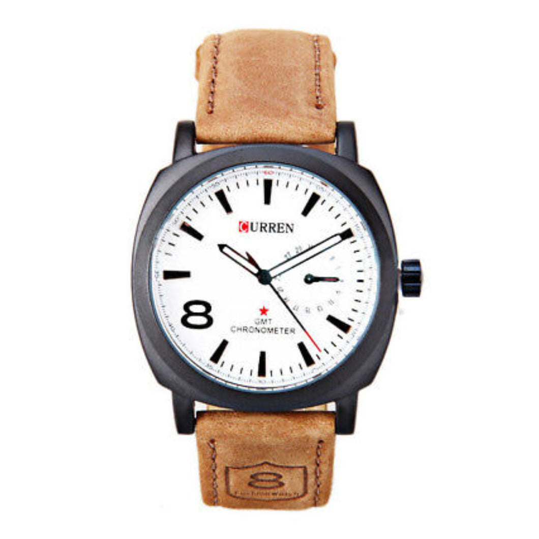 RELOJ CLÁSICO PARA HOMBRE CURREN KRE KRE1902 - CAFÉ