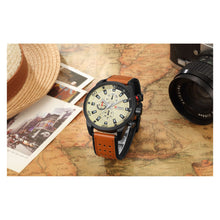 Cargar imagen en el visor de la galería, RELOJ CLÁSICO PARA HOMBRE CURREN  KREB110111 - MARRÓN
