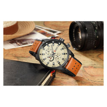 Cargar imagen en el visor de la galería, RELOJ CLÁSICO PARA HOMBRE CURREN  KREB110111 - MARRÓN
